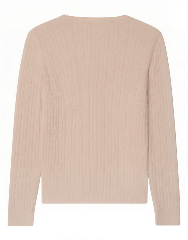 Crew Clothing Damski sweter z dekoltem w łódkę, UK 10, mały, biały, bawełniany