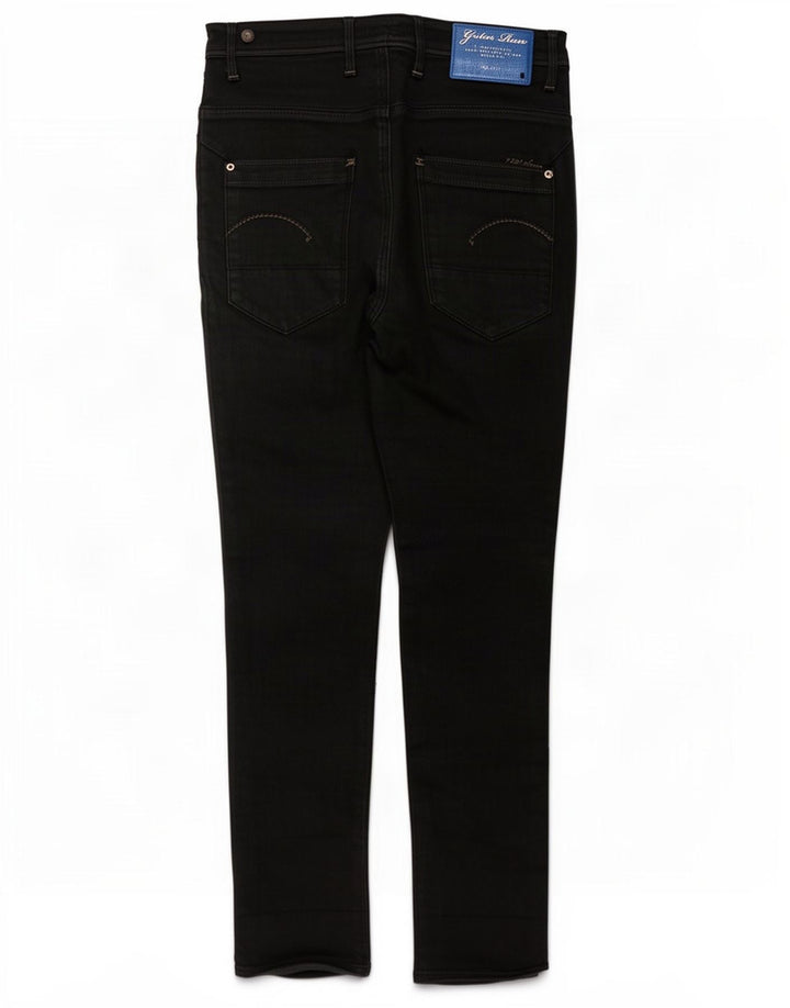 Damskie jeansy slim G-Star W27 L25 Czarna bawełna