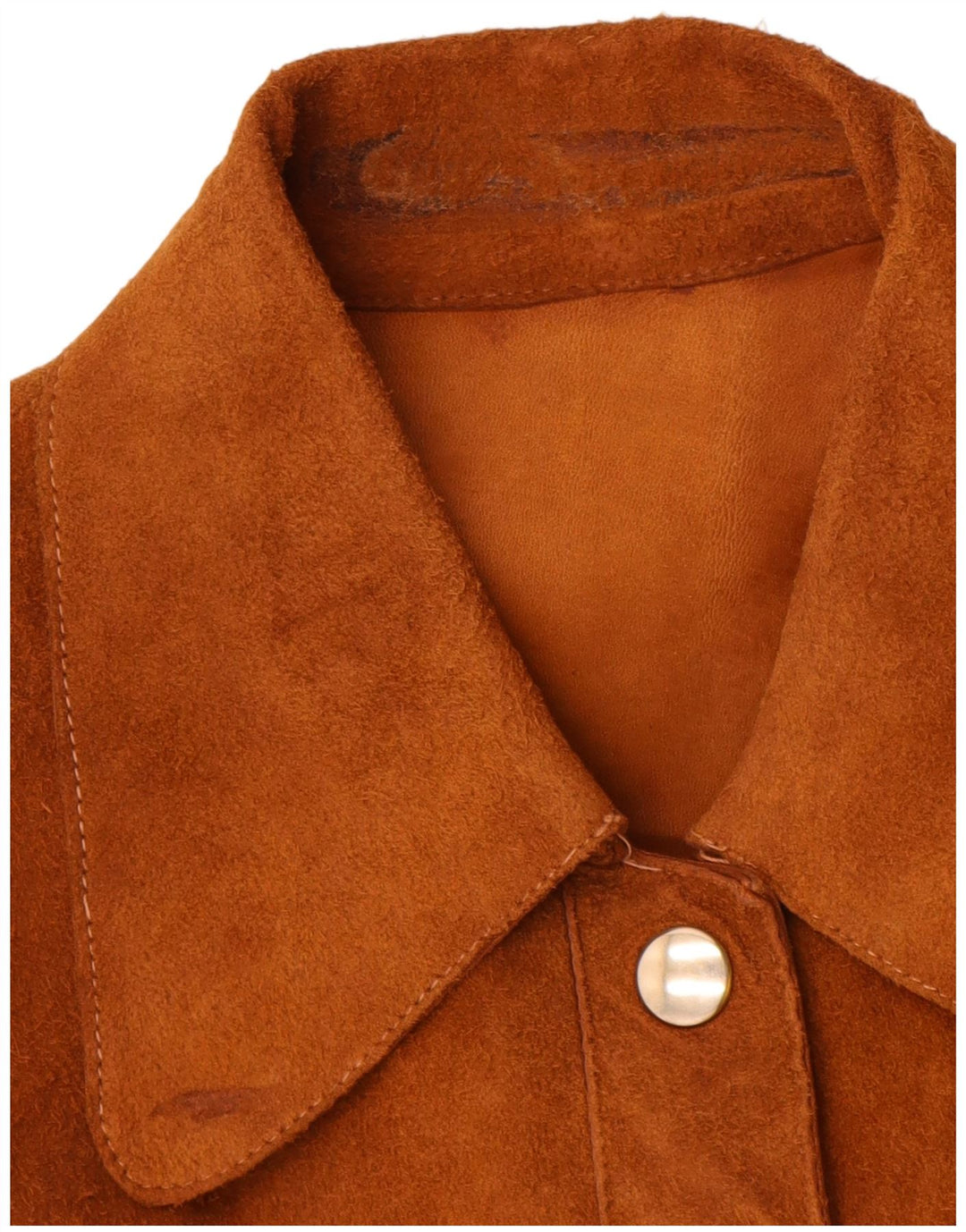 Zamszowa kurtka damska Vintage UK 10 Small Brown