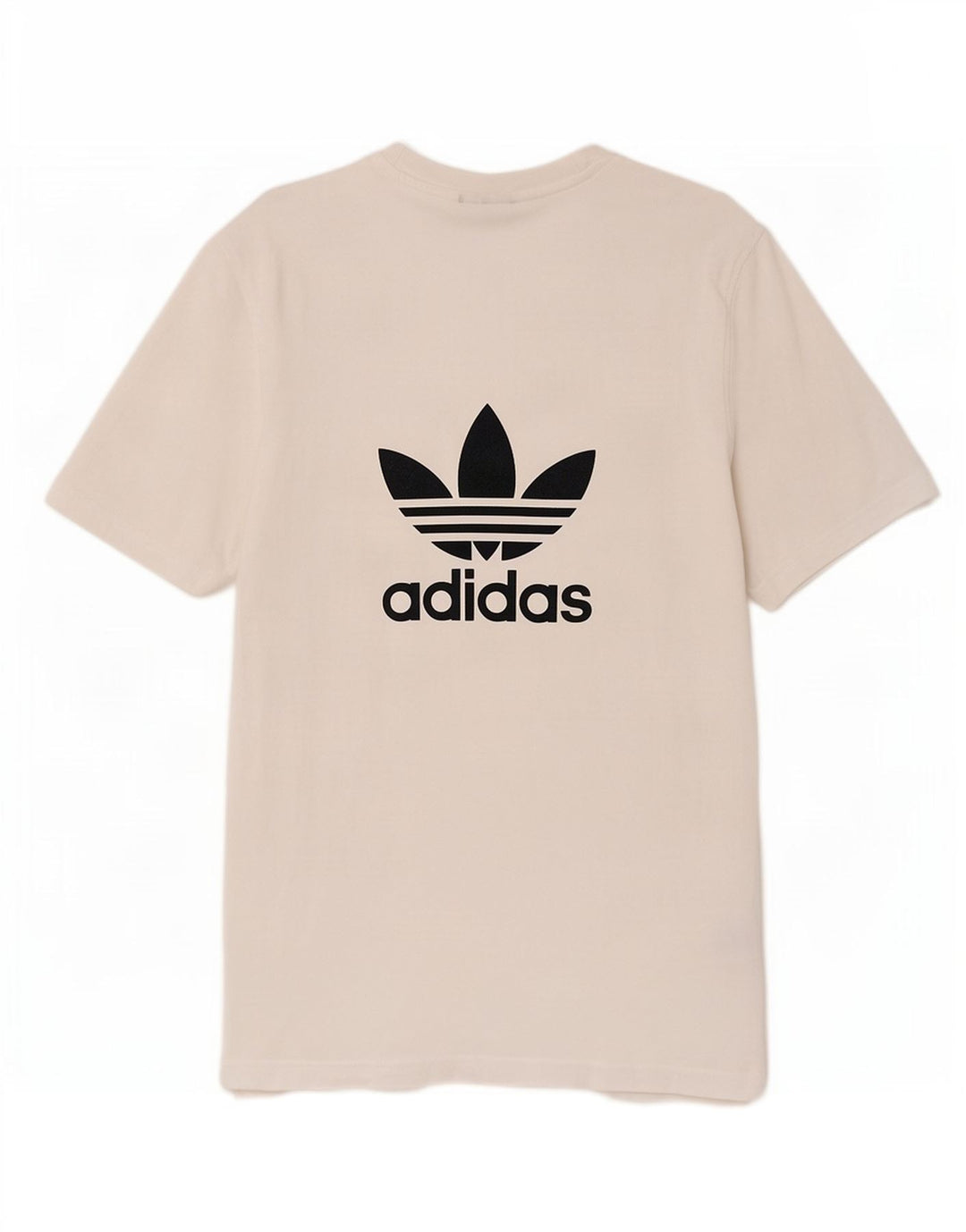 Męska koszulka z grafiką Adidas, średnia, biała bawełna