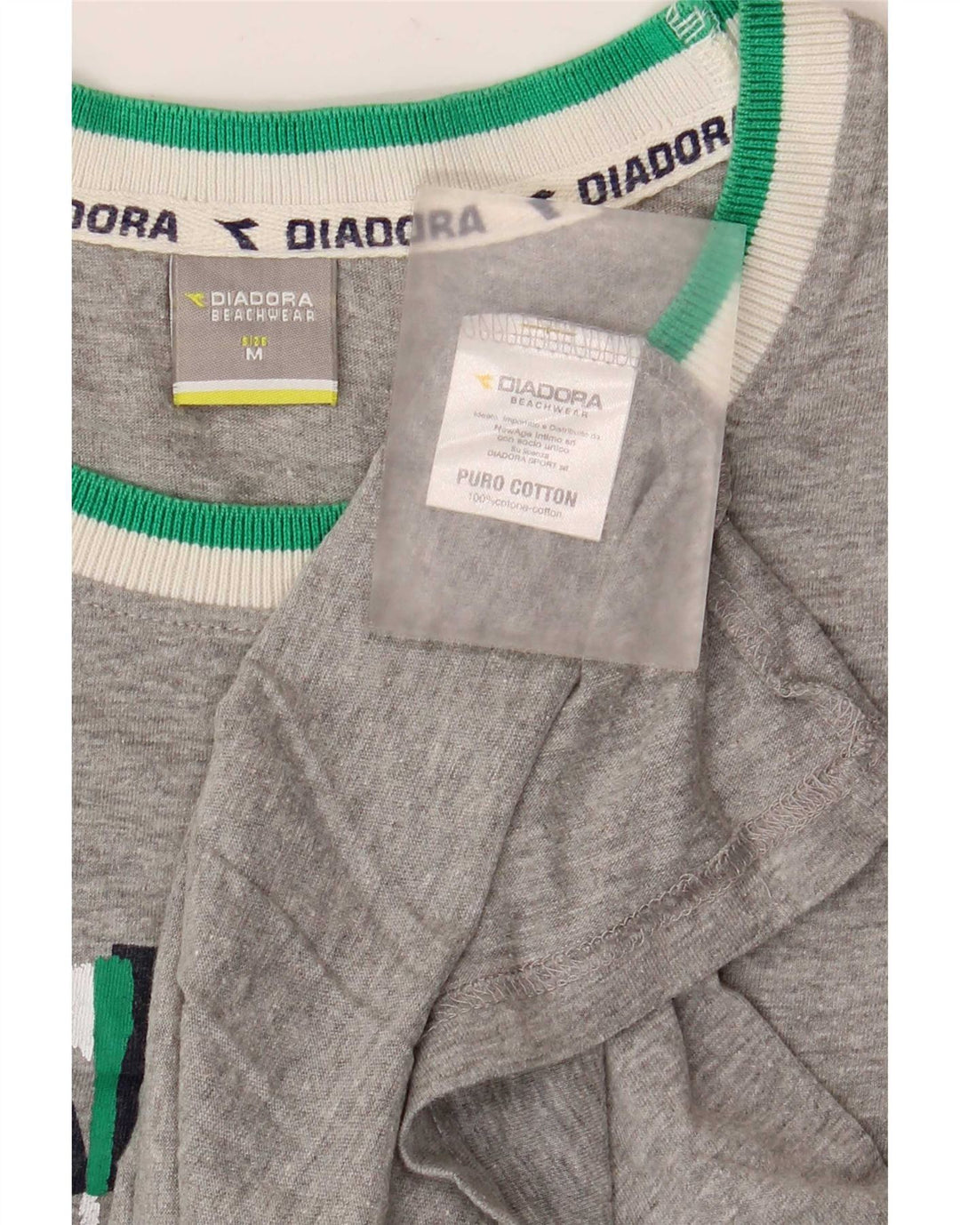 Męska kamizelka z grafiką Diadora Średnioszary, bawełniany blok kolorów