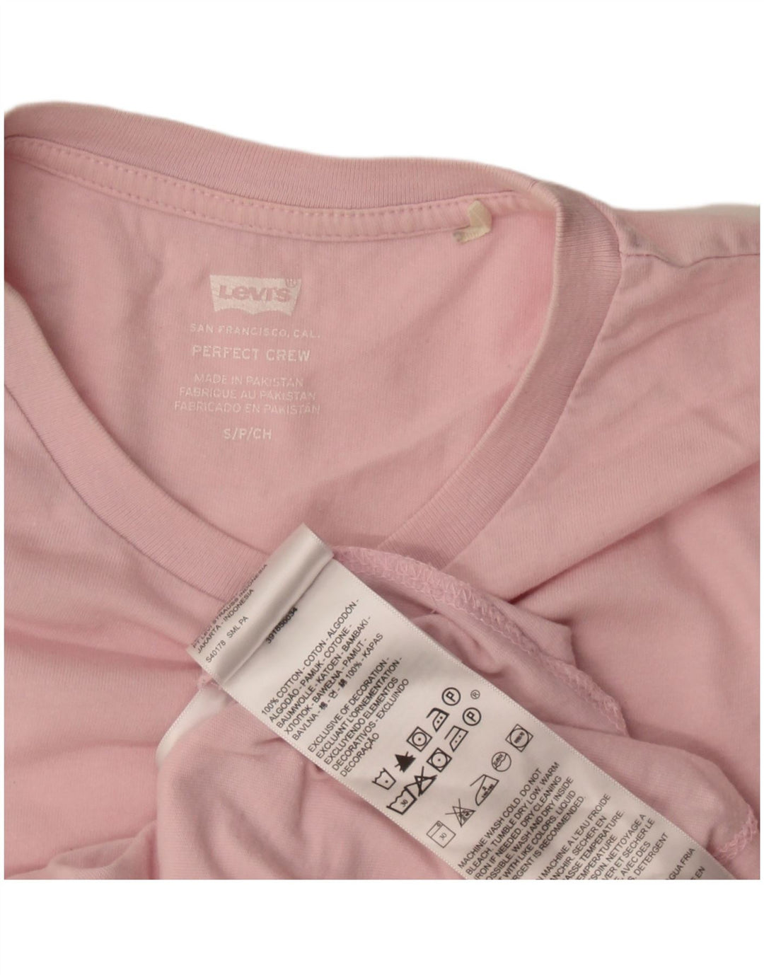 Koszulka damska Levi's Top UK 10 Small Pink Cotton