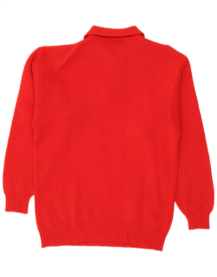 Męski sweter polo Kirkland, średni czerwony