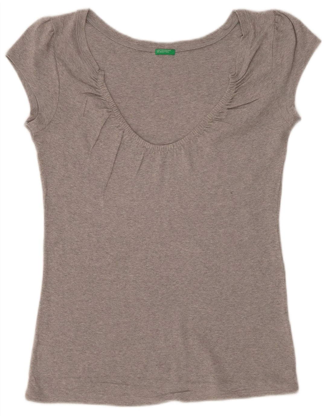 Damska koszulka Benetton Top UK 12 Medium Grey