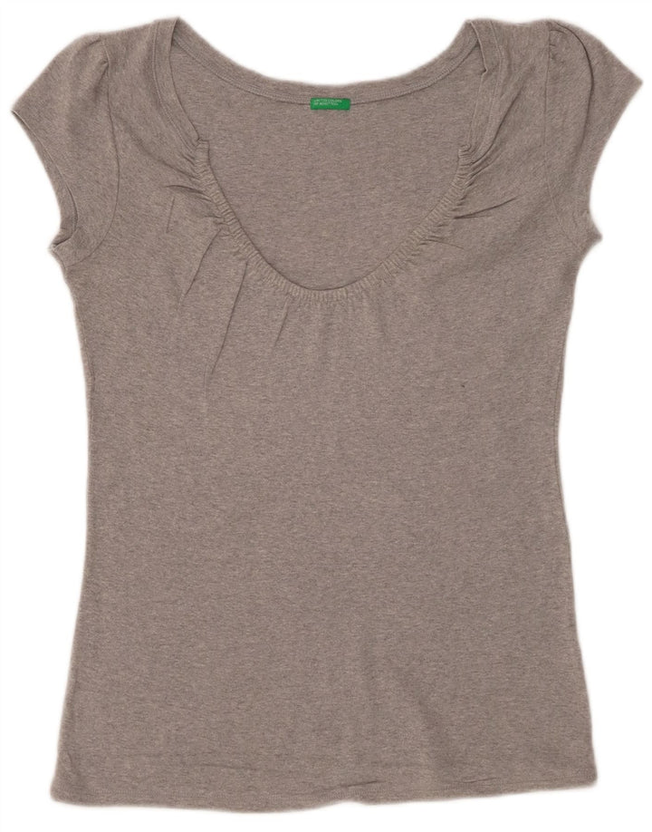 Damska koszulka Benetton Top UK 12 Medium Grey