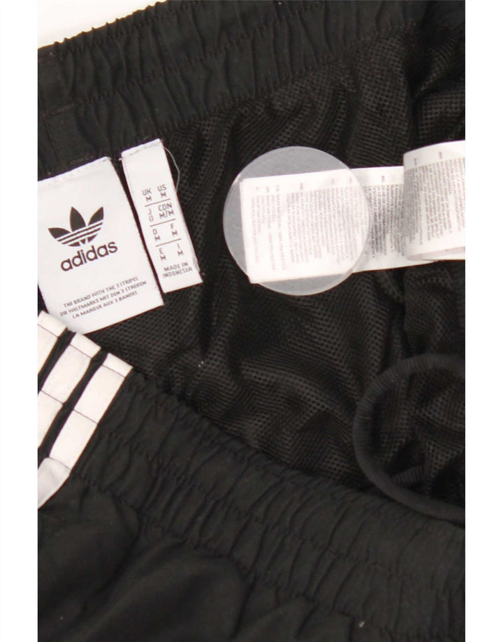 Męskie spodenki sportowe Adidas, średni czarny poliester
