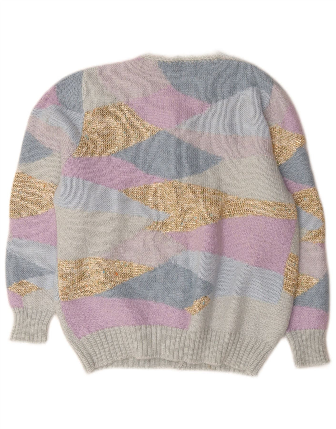 Sweter damski w stylu vintage, UK 14, średni, wielobarwny nowość
