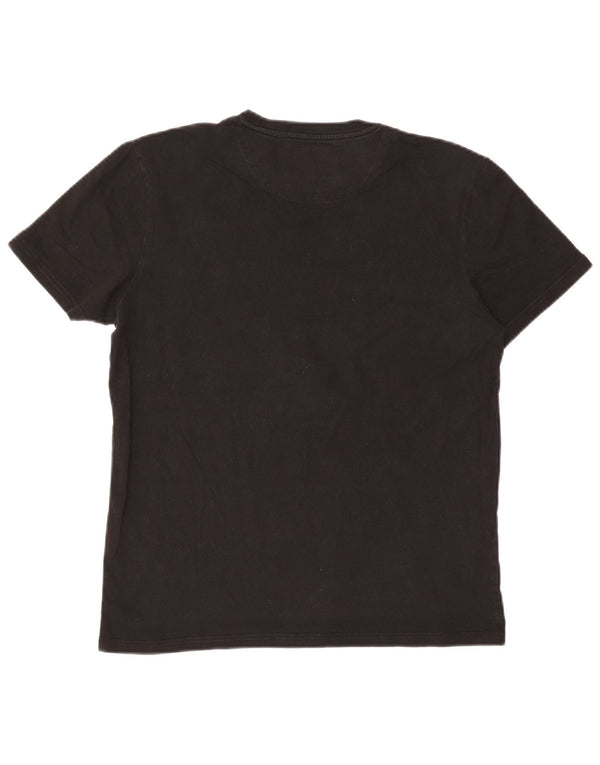 T-shirt męski Lyle & Scott, średni czarny, bawełniany