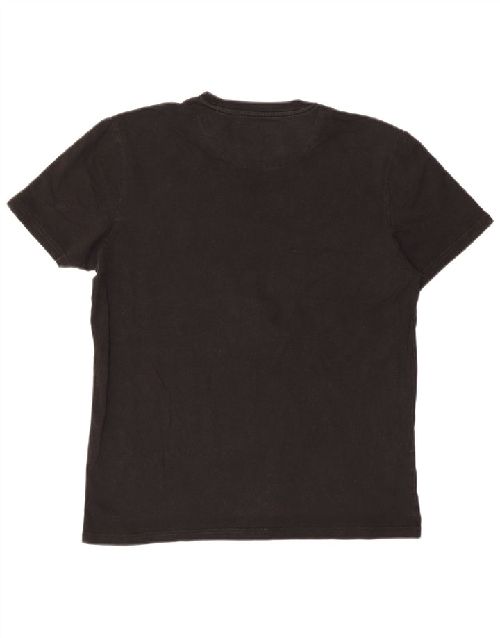 T-shirt męski Lyle & Scott, średni czarny, bawełniany