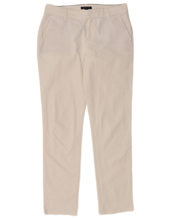 Damskie spodnie Chino Tommy Hilfiger US 4 Small W28 L29 Biała bawełna