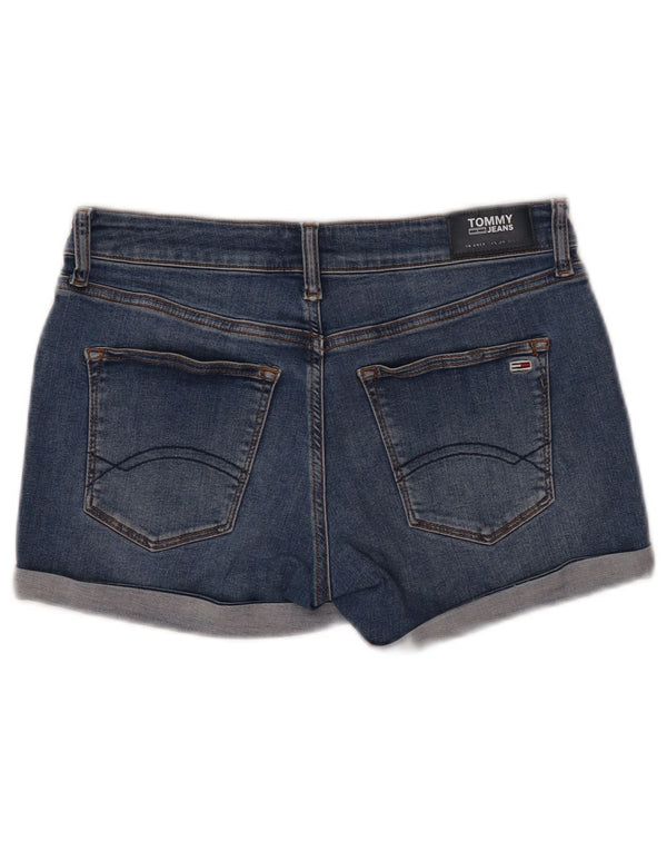 Damskie spodenki jeansowe TOMMY HILFIGER W28 Średni niebieski, bawełniany