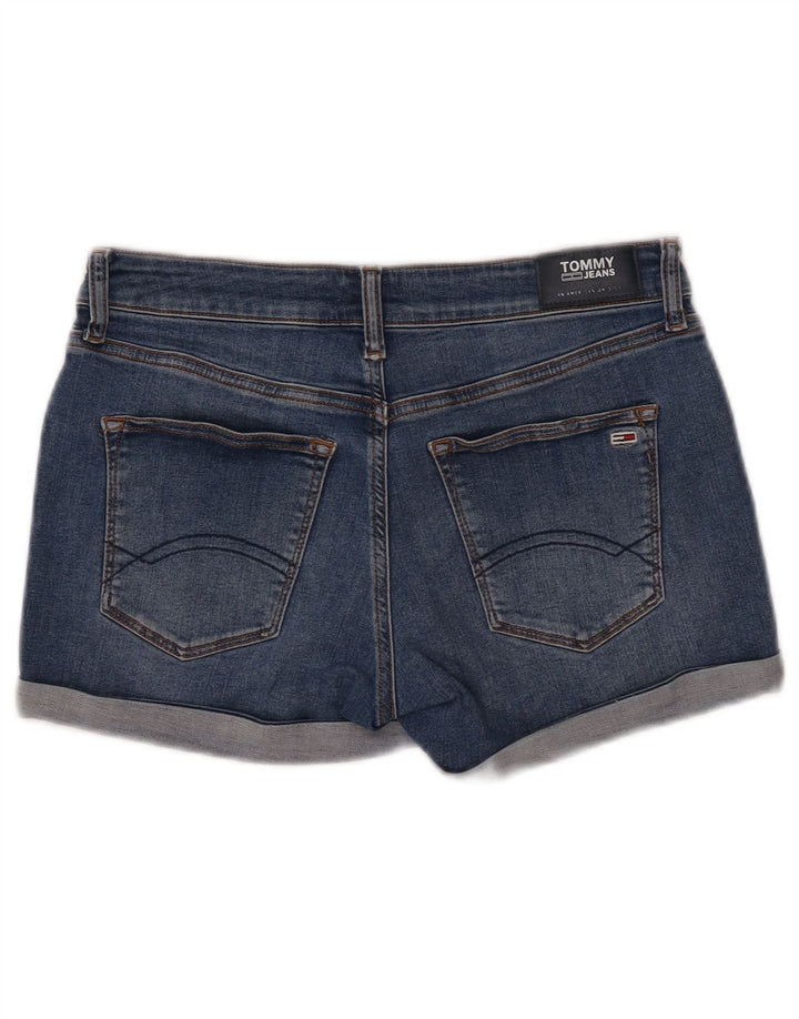 Damskie spodenki jeansowe TOMMY HILFIGER W28 Średni niebieski, bawełniany