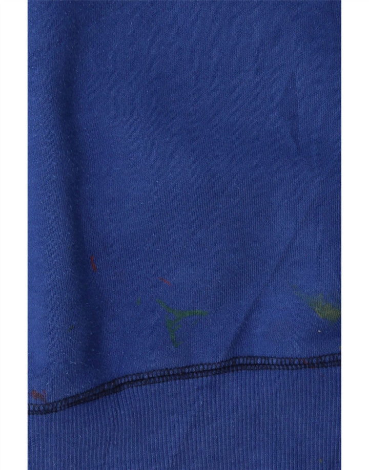 FILA Męska bluza z grafiką, 2XL, niebieska, bawełniana