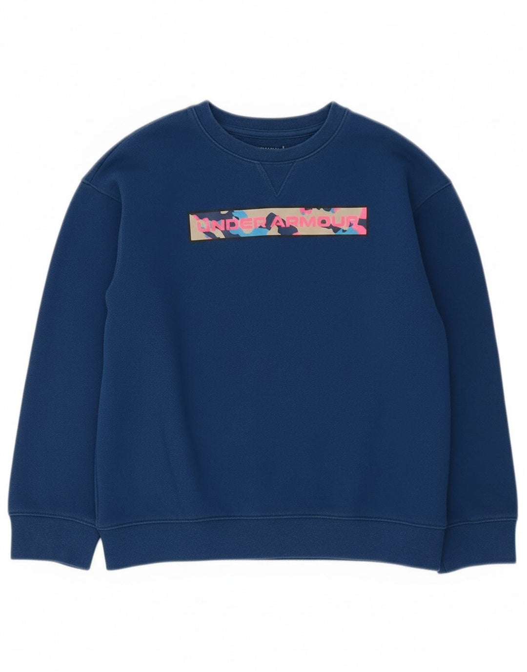 Chłopięca bluza z kapturem Under Armour Cold Gear Graphic 7-8 lat, mała, niebieska