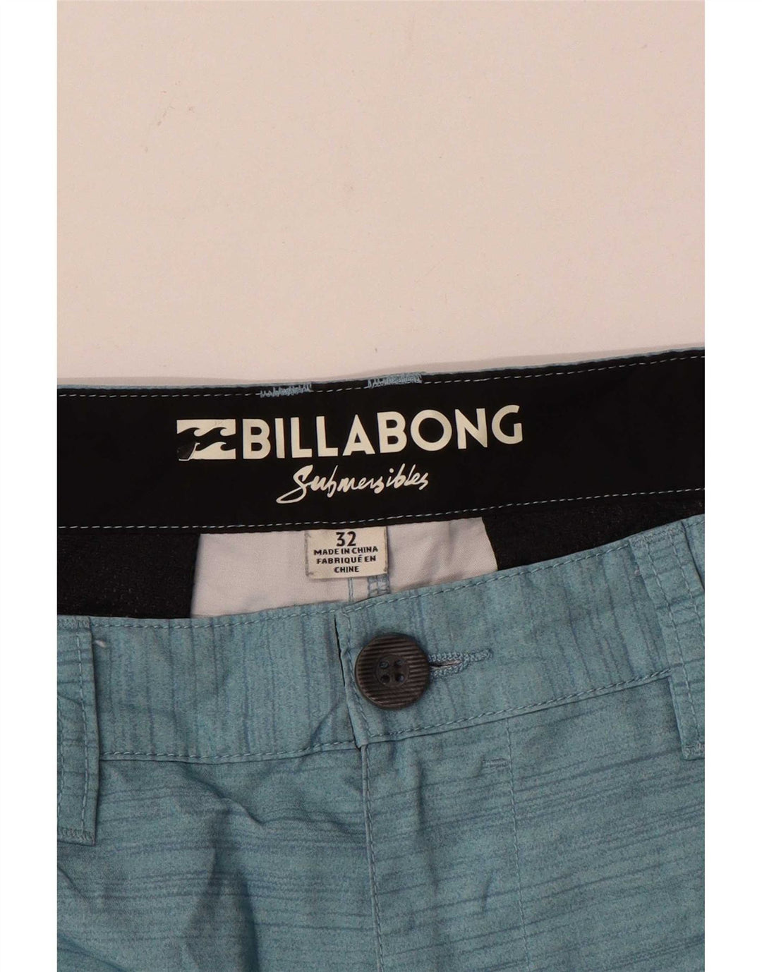 Męskie spodenki Chino Billabong W32 Średnioniebieskie prążki