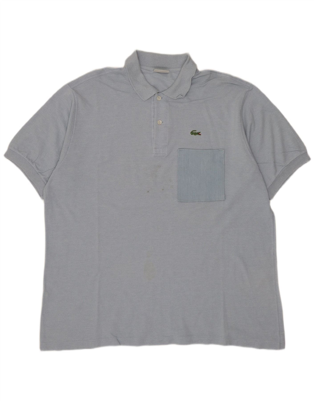 Męska koszulka polo Lacoste, rozmiar 7, 2XL, niebieska, bawełniana