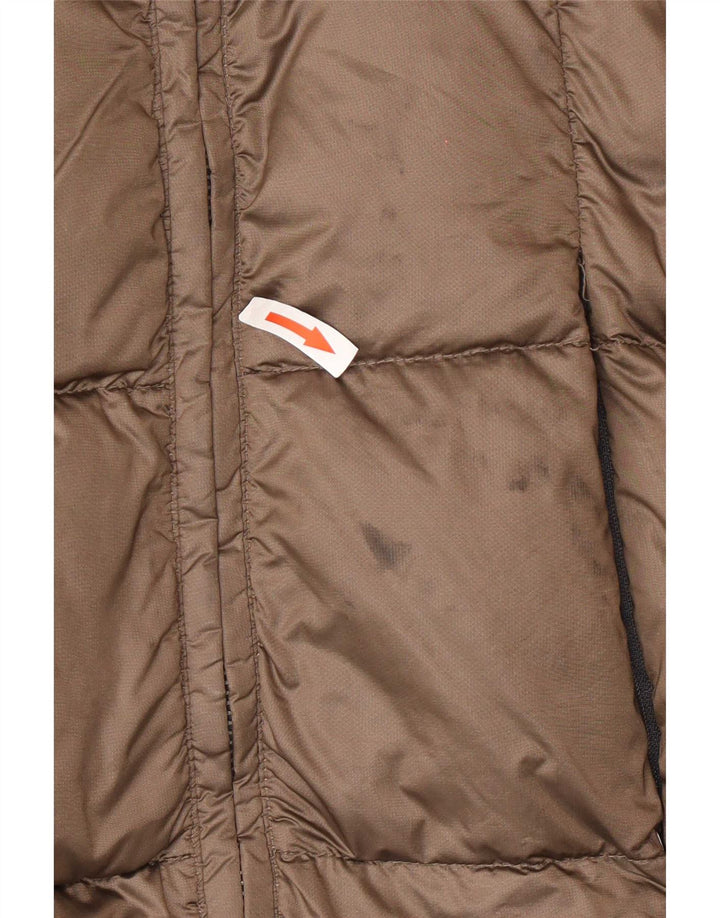 Damski płaszcz z kapturem, oversize, wyściełany Colmar IT 40 XS, brązowy