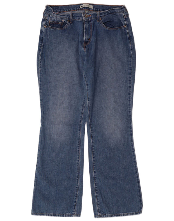 Damskie jeansy Levi's 515 Bootcut US 10 Large W30 L32 Niebieskie bawełniane klasyczne