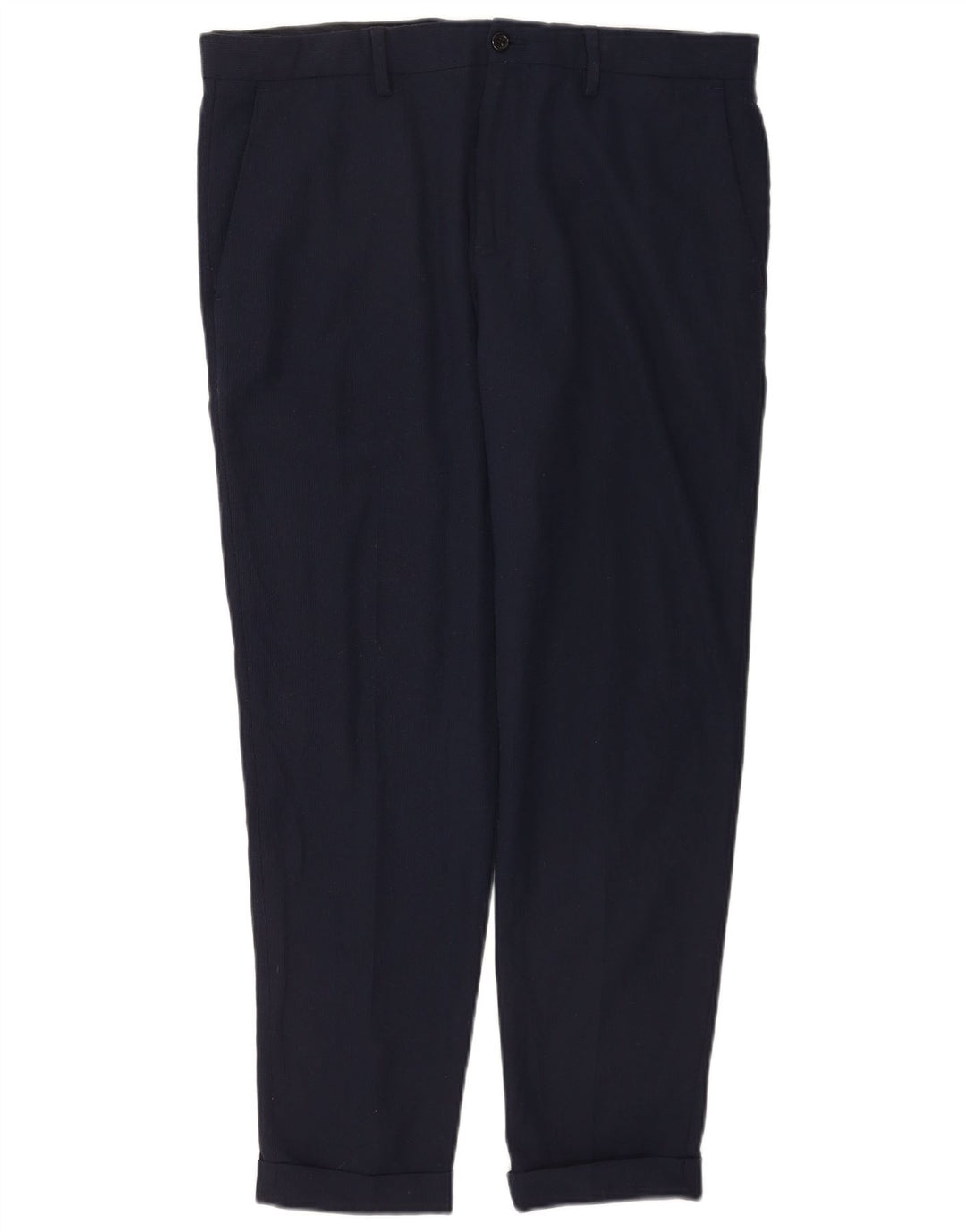 Męskie spodnie garniturowe Zara EU 44 Large W34 L30 Granatowy poliester