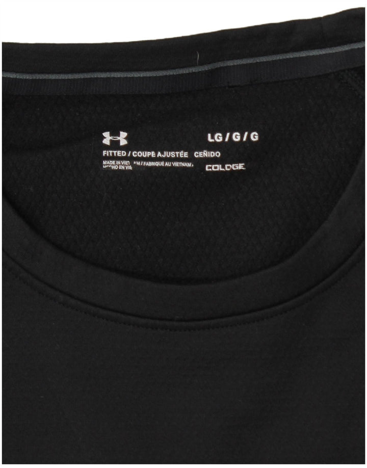 Męski top z długim rękawem UNDER ARMOUR Cold Gear, duży, czarny