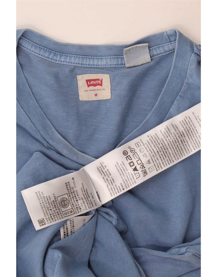 Męska koszulka Levi's Top, średnia niebieska, bawełniana