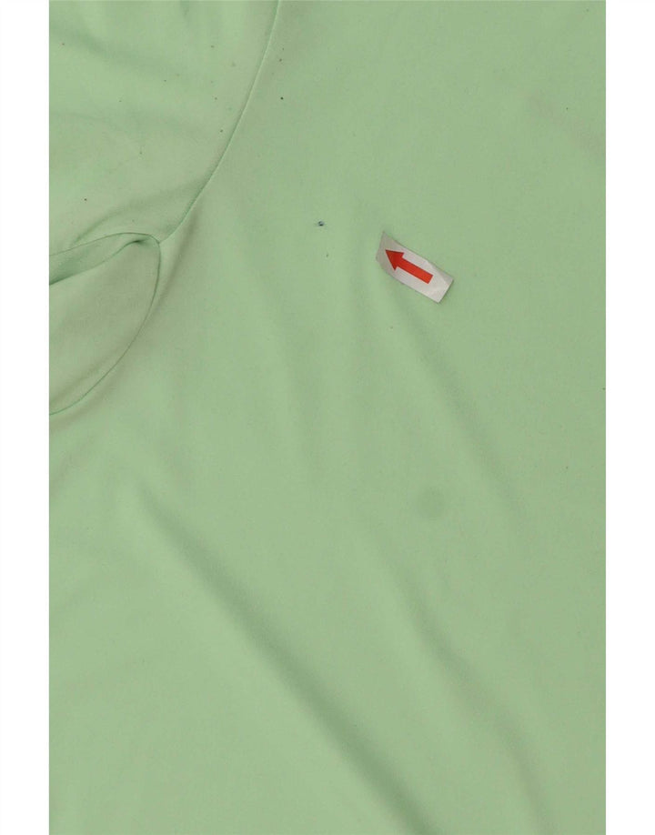 Męski T-shirt Nike Dri Fit, mały, zielony, poliestrowy