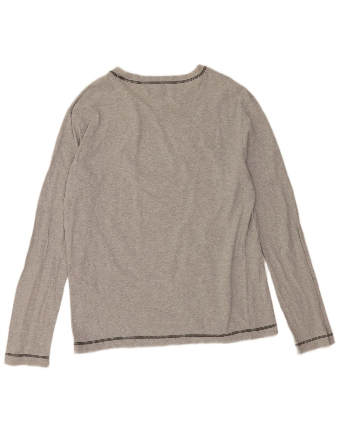 Męski top Levi's z długim rękawem, duży, szary, bawełniany
