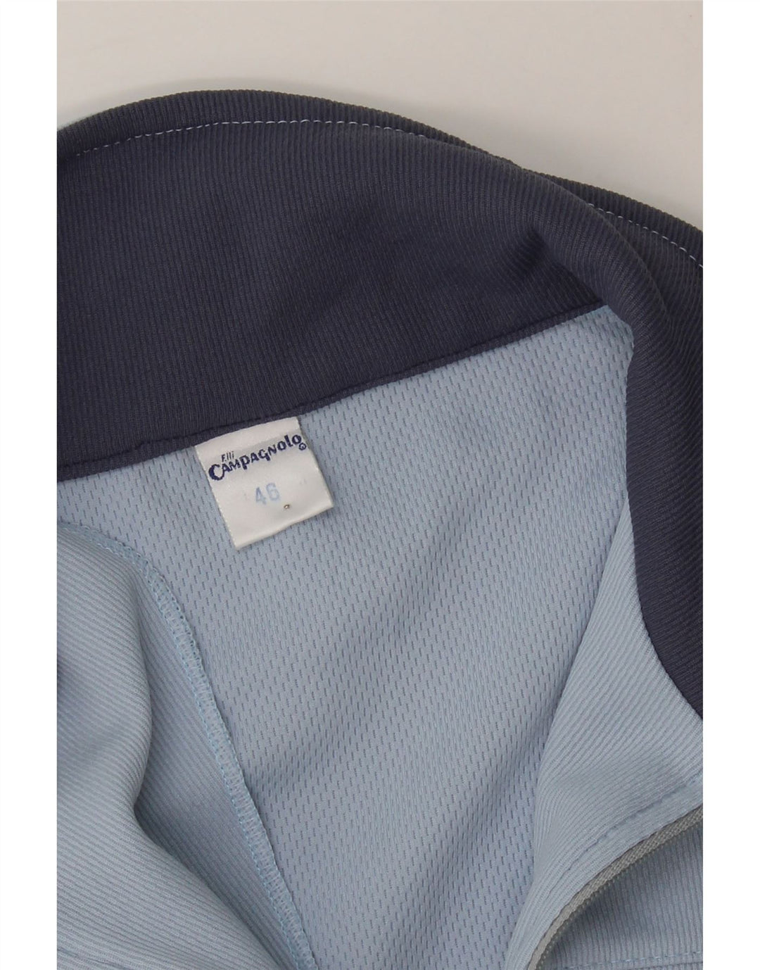 CAMPAGNOLO Womens Tracksuit Top Jacket IT 46 Large Blue Colourblock Vintage Campagnolo and Second-Hand Campagnolo from Messina Hembry 