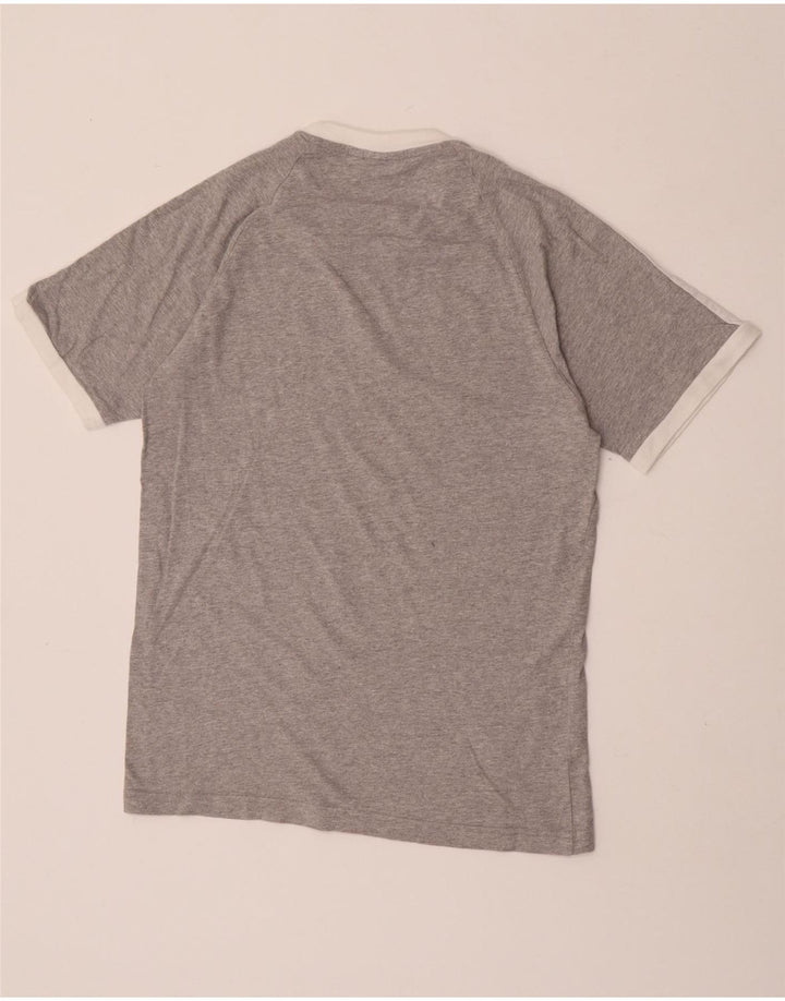 Adidas Męski T-Shirt Top Mały Szary Nakrapiany