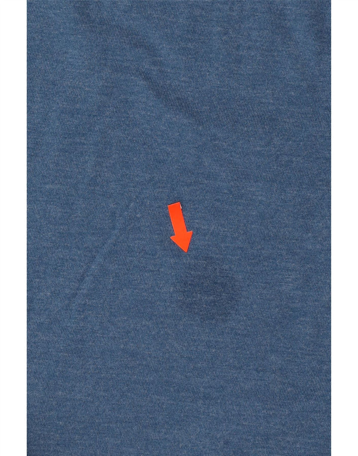EDDIE BAUER Mens Tall Top Long Sleeve Large Blue Cotton Vintage Eddie Bauer and Second-Hand Eddie Bauer from Messina Hembry 