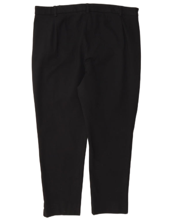 Damskie spodnie garniturowe Marks & Spencer UK 16, duże, W34 L24, czarne