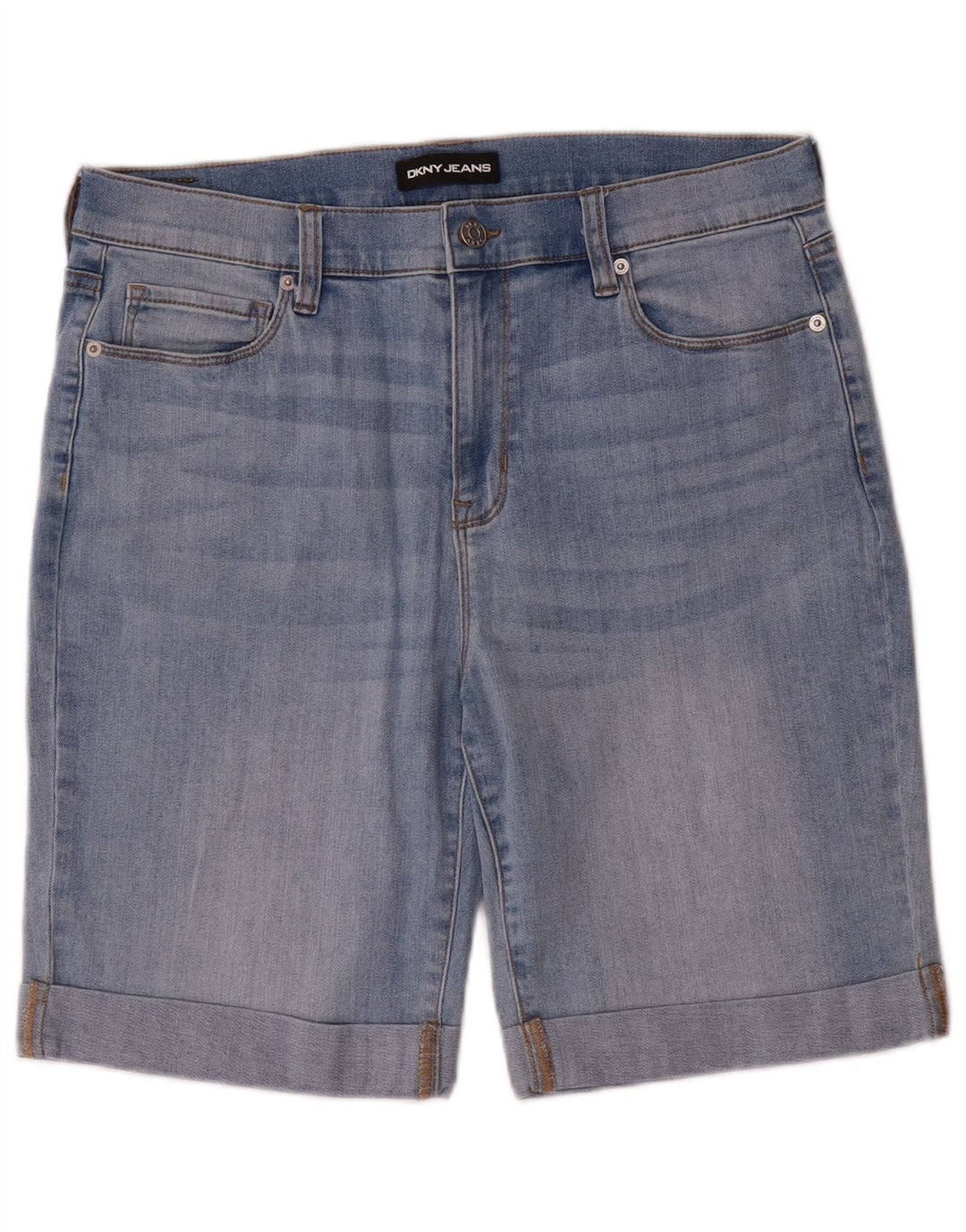 Damskie spodenki jeansowe Dkny US 14 XL W32, niebieska bawełna