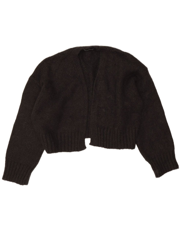 Damski sweter oversize z odkrytymi ramionami Zara UK 16, duży czarny akryl