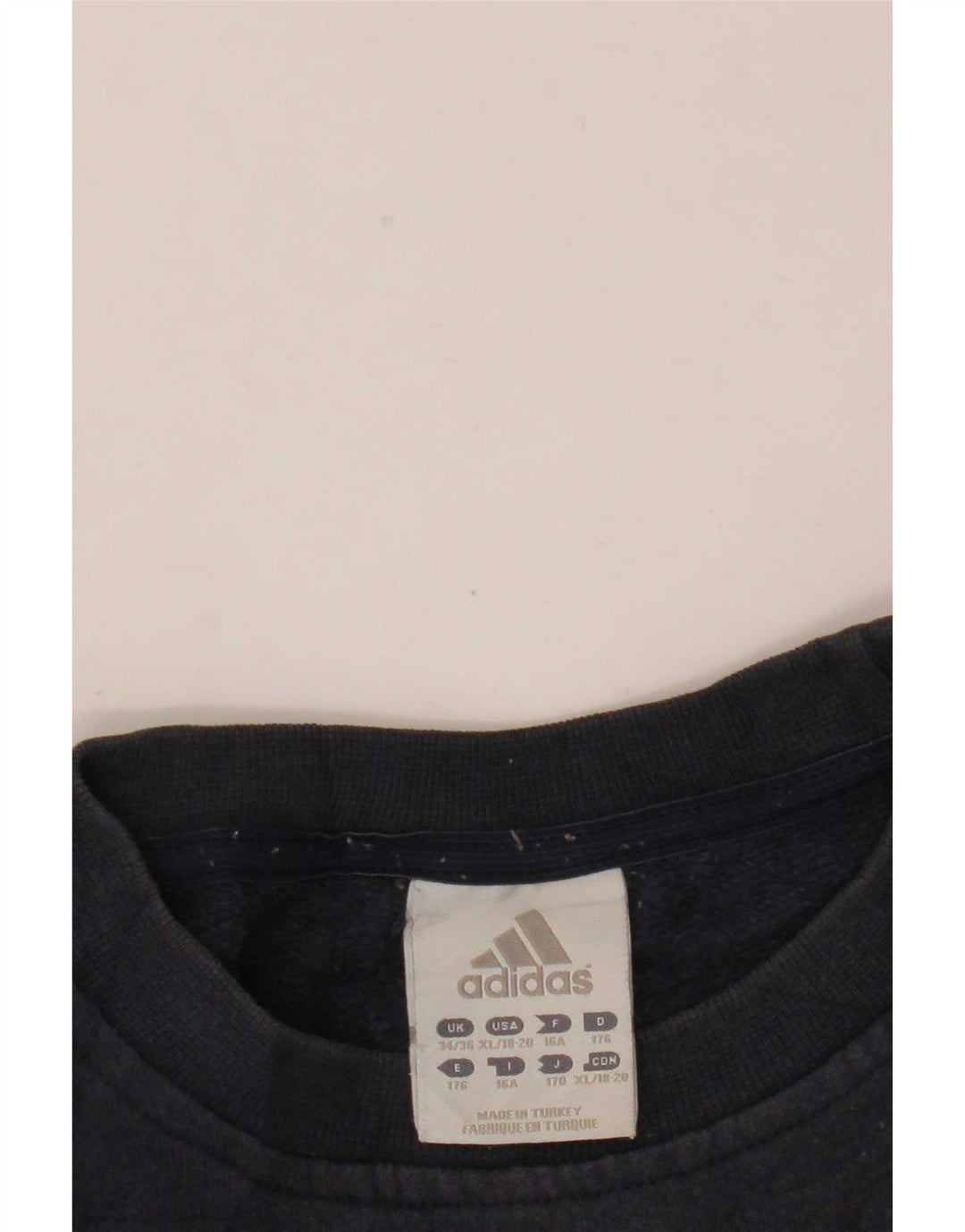 Bluza chłopięca Adidas Graphic Jumper 15-16 lat granatowa