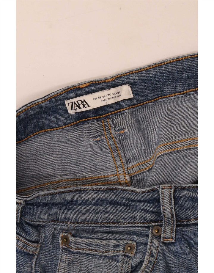 Męskie jeansy obcisłe Zara EU 40 Medium W31 L30 Niebieskie
