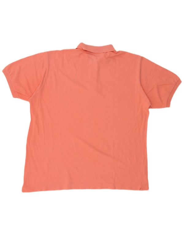 Męska koszulka polo Lacoste, rozmiar 7, 2XL, różowa, bawełniana