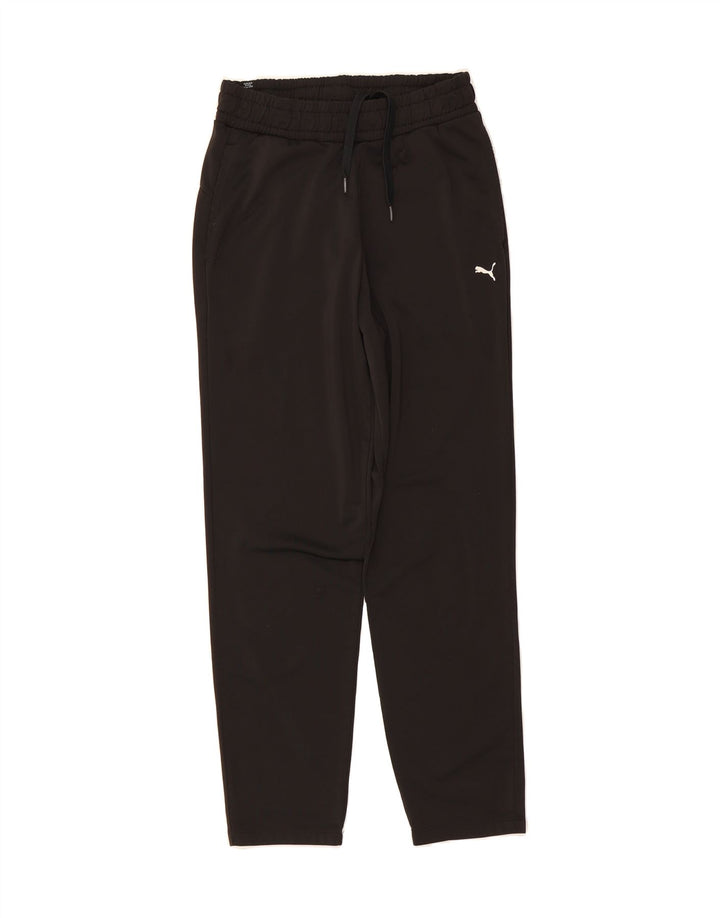 PUMA Mens Tracksuit Trousers Small  Black Polyester Vintage Puma and Second-Hand Puma from Messina Hembry 