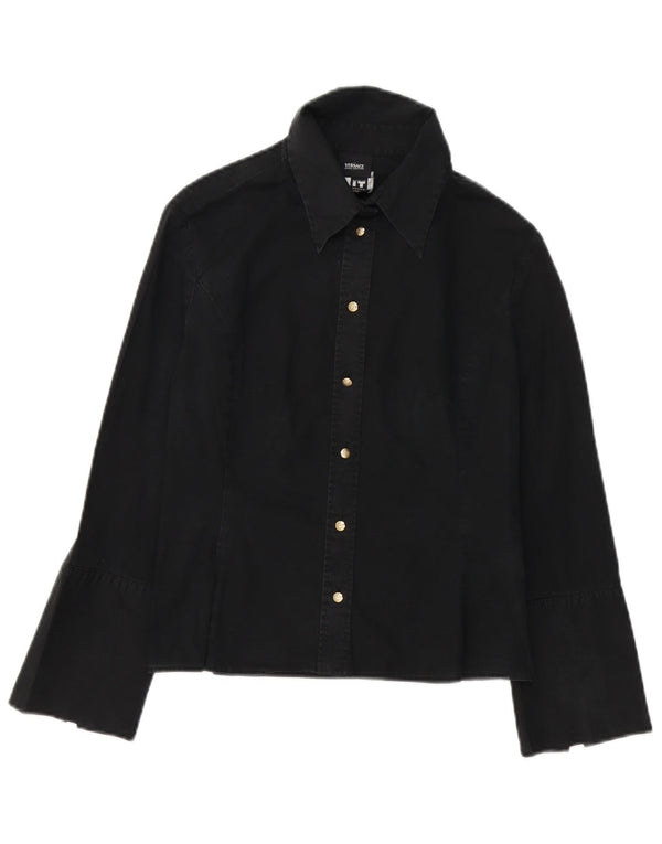 Damska koszula formalna Versace UK 10, mała czarna