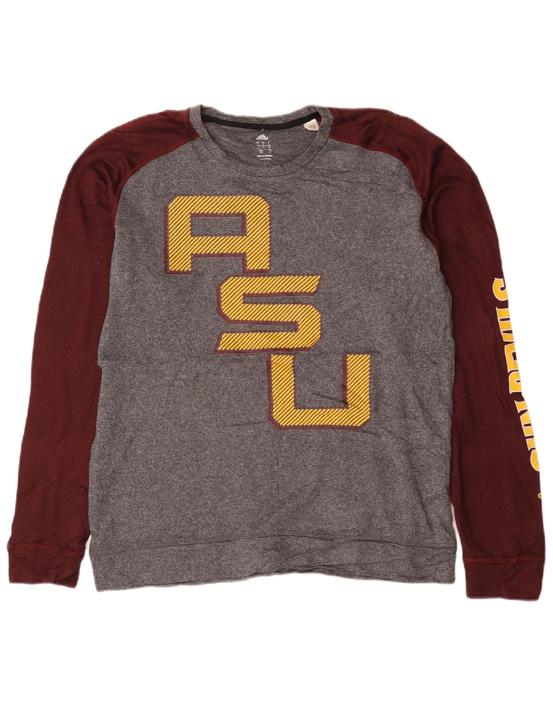 Bluza męska Adidas Arizona State Sun Devils, duża, szara