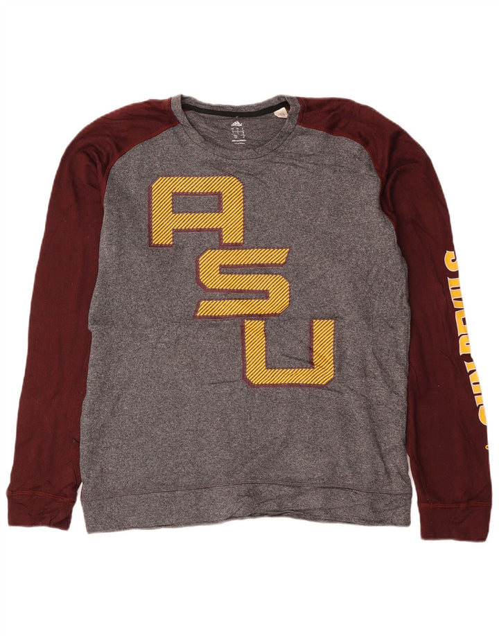 Bluza męska Adidas Arizona State Sun Devils, duża, szara