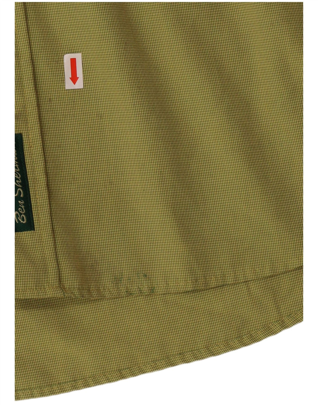 Koszula męska BEN SHERMAN XL, zielona pepitka