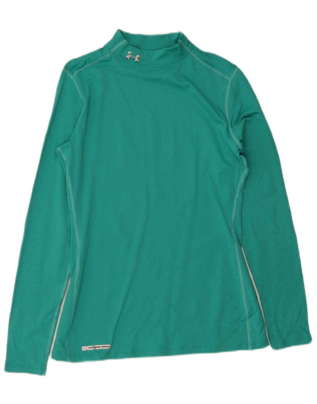 Męski top Under Armour Heat Gear z długim rękawem, duży, zielony, poliestrowy