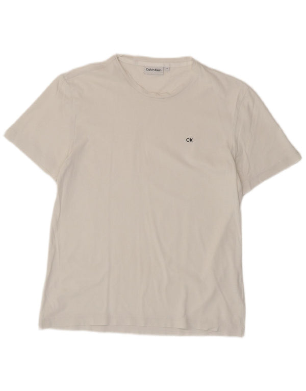 T-shirt męski Calvin Klein, średni biały