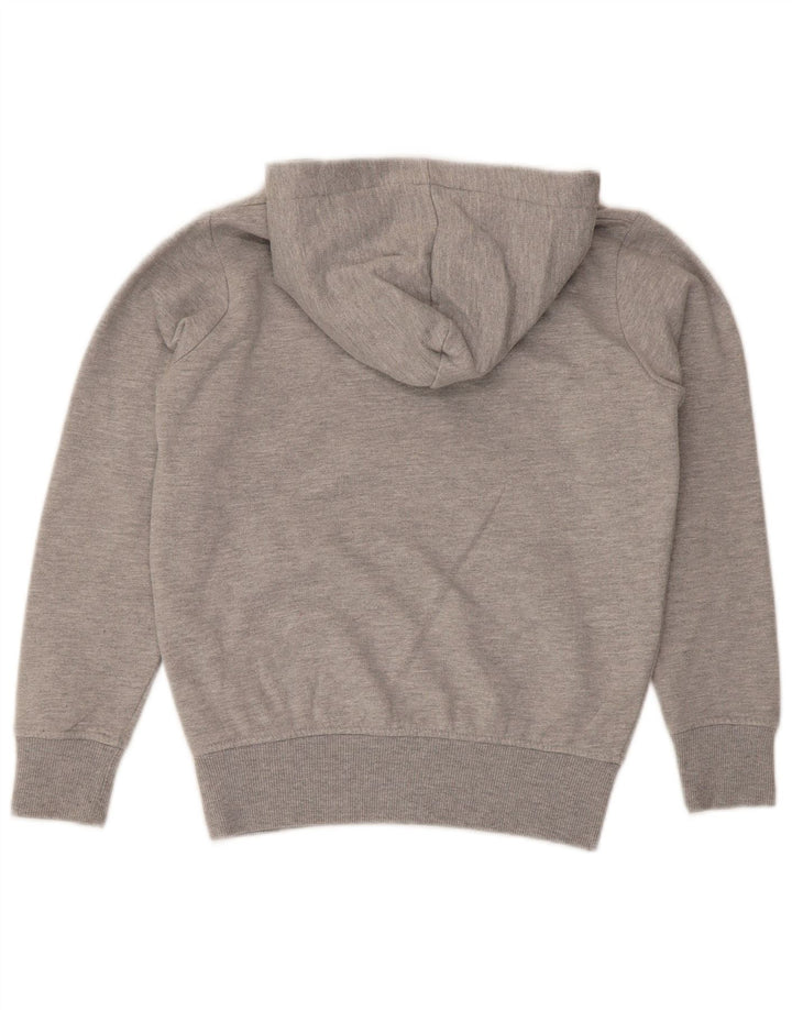 Chłopięcy sweter z kapturem i grafiką Bench, 9-10 lat, szara bawełna