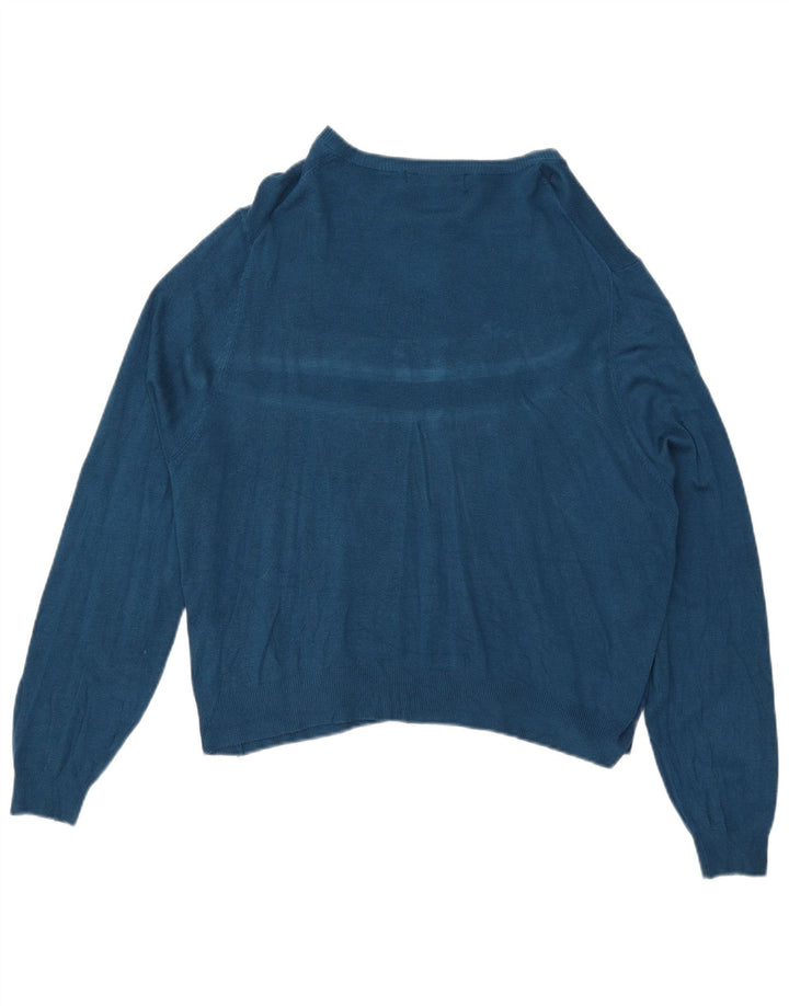 Marks & Spencer Damski sweter rozpinany UK 18 XL Niebieski
