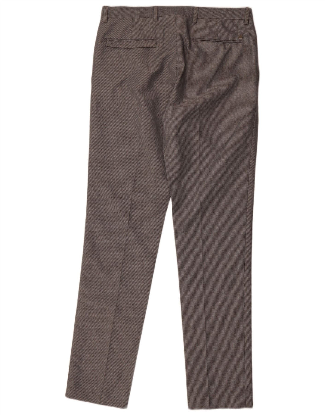 Męskie spodnie garniturowe Zara EU 40 Medium W31 L33 Szary poliester