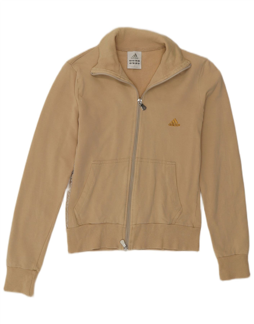 Damska bluza dresowa Adidas UK 10 mała beżowa