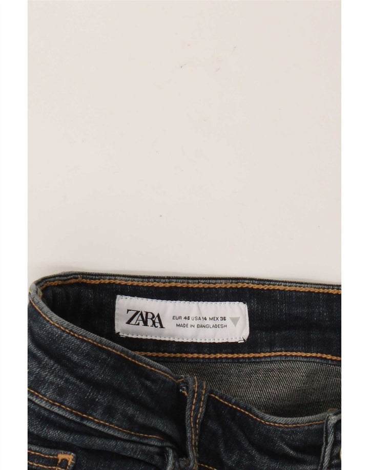 Jeansy damskie Zara Slim EU 46 XL W36 L28 Granatowe