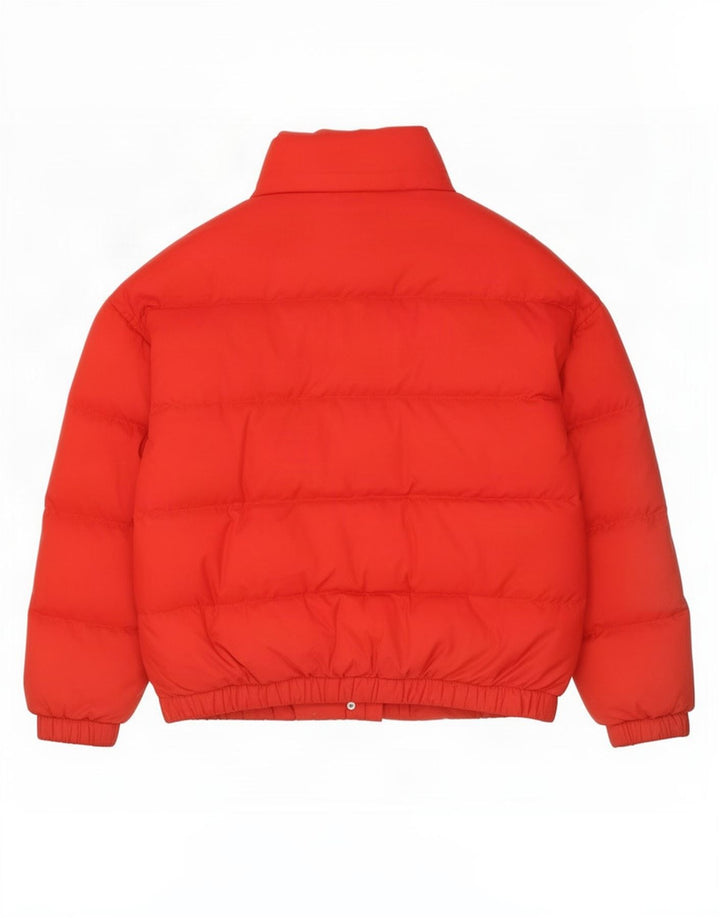 Damska, oversize'owa ocieplana kurtka Levi's UK 6 XS, czerwona, poliestrowa
