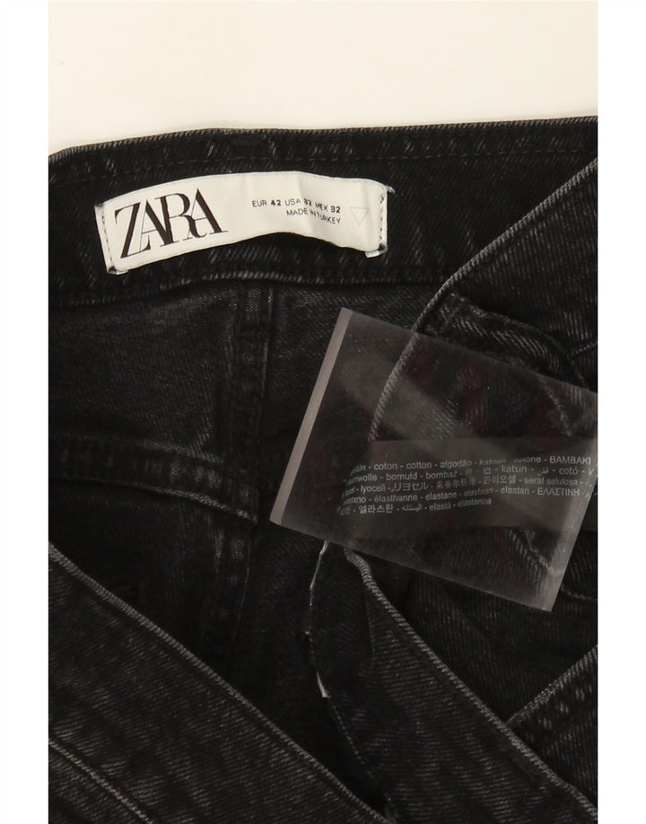 Męskie jeansy slim fit Zara EU 42 Large W32 L30 Czarna bawełna